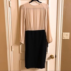 NWT Zara Dress Sheer Top Black Skirt Sz M